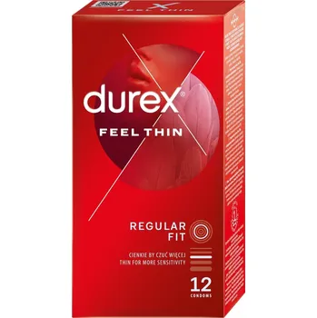 Kondom Durex kondomy (12ks/kra) Feel Thin