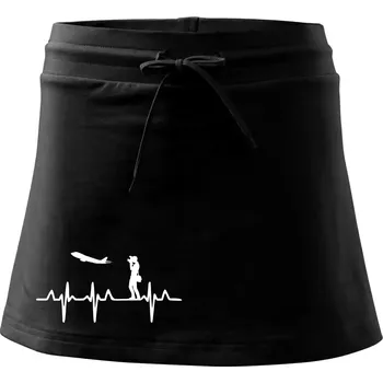 Dámská sukně EKG spotter - Sportovní sukně - two in one - XS ( Černá )