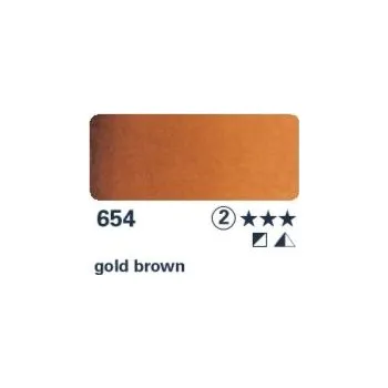 Výtvarná barva Akvarelová barva Horadam 15ml – 654 gold brown (Akvarelová barva Horadam 15ml – 654 gold brown)