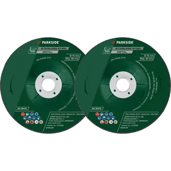 Řezný kotouč PARKSIDE® Sada řezných a hrubovacích kotoučů / Diamantový řezný kotouč (hrubovací kotouče na kov, 2 kusy)
