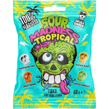 Bonbon Madness sour modré 60g