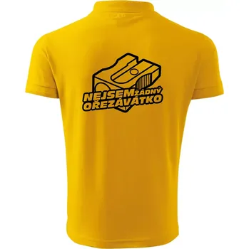 Pánská košile Ořezávátko - Polokošile pánská Pique Polo 203 - 5XL ( Žlutá )