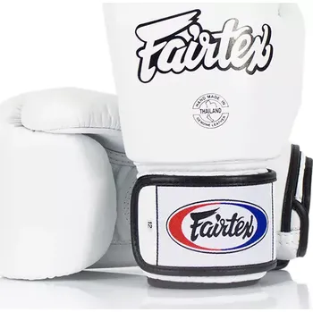 Boxerské rukavice Boxerské rukavice Fairtex BGV1 Universal - bílá 14oz