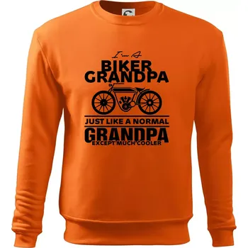 Pánská mikina Biker Grandpa - Mikina Essential pánská - 2XL ( Oranžová )