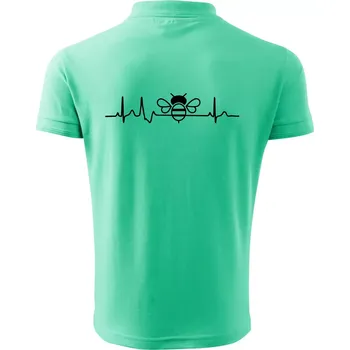 Pánská košile EKG včela - Polokošile pánská Pique Polo 203 - XL ( Mátová )