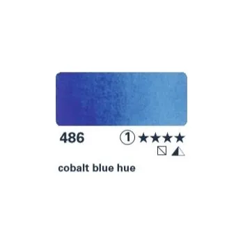 Speciální výtvarná barva Akvarelová barva Horadam 1/2 – 486 cobalt blue hue (Akvarelová barva Horadam 1/2 – 486 cobalt blue hue)