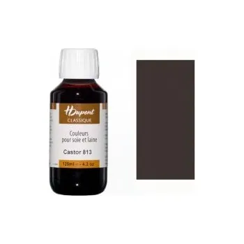 Speciální výtvarná barva Napařovací barva na hedvábí Dupont 125ml – 813 Beaver (Napařovací barva na hedvábí Dupont 125ml – 813 Beaver)
