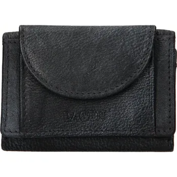 Peněženka Unisex kožená peněženka mini W-2030 Lagen modrošedá