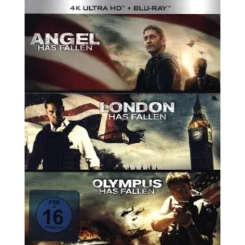 Blu-ray film Olympus/London/Angel has fallen - Triple Film Collection 4K, 6 UHD-Blu-ray – Gerard Butler,Morgan Freeman (DE)