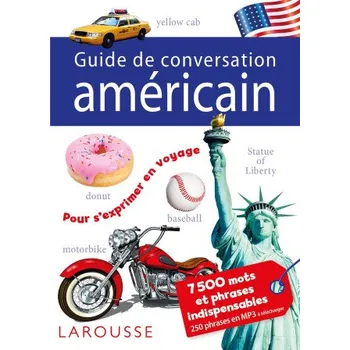 Cizojazyčná kniha Guide de conversation Larousse américain (FR)