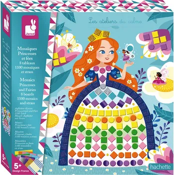 Mozaiková sada Janod Kreativní mozaika Princezny a víly