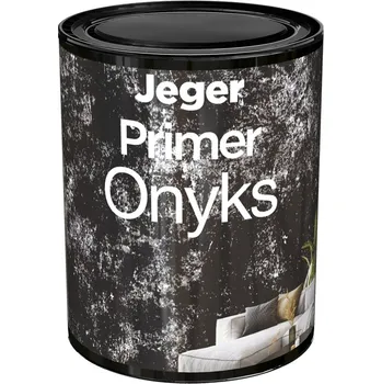 barva na zeď Jeger Primer Onyks Základní nátěr speciální pro dekorativní efekt, stříbrný, 1 l&nbsp;39641