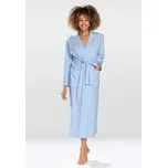 DKaren Bavlněný župan Melissa světle modrý Velikost: XL