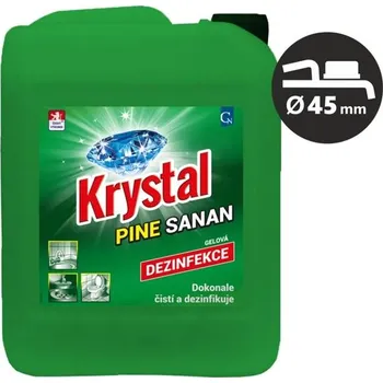 Gelová dezinfekce Krystal - pine sanan, 5 l
