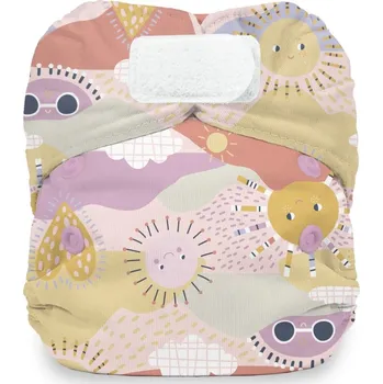 Plenkové kalhoty Thirsties Natural Newborn AIO na PAT - Sunny