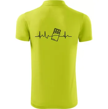 Pánská košile EKG čokoláda - Polokošile Victory sportovní (dresovina) - 2XL ( Limetková )