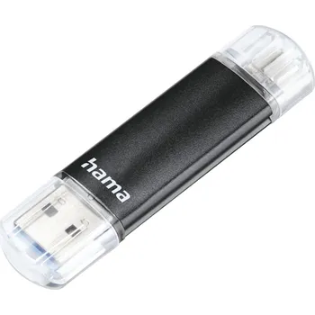 USB flash disk Hama USB flash disk Laeta Twin, USB 3.0, 64 GB, 40 MB/s, USB-A - micro USB