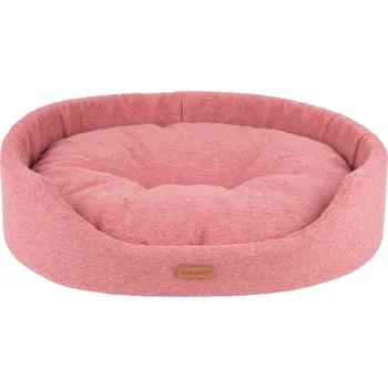 Pelíšek pro psa Pelíšek pro psa oválný MONTEGO růžová velikost S, M, L, XL, XXL Rozměr: M - 52x44x14 cm