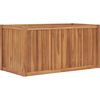 Vyvýšený záhon vidaXL Vyvýšený záhon 100 x 50 x 50 cm masivní teakové dřevo