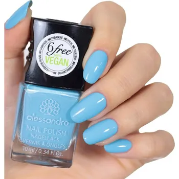 Lak na nehty Alessandro Klasický lak na nehty OCEAN BLUE 10 ml