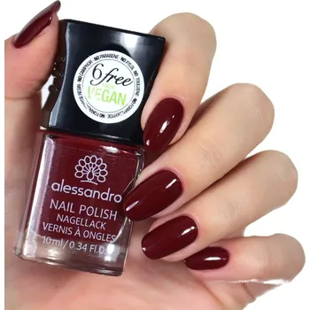 Lak na nehty Alessandro Klasický lak na nehty RED ILLUSION 10 ml