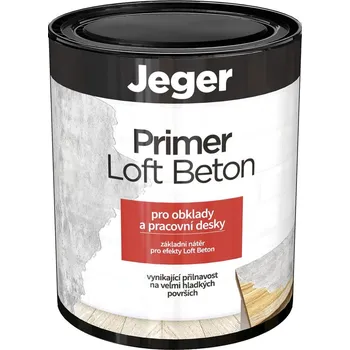 Penetrace Jeger Primer Loft Beton Základní nátěr speciální na obklady a pracovní desky, bílý, 1 l 30822-LM-ESJ