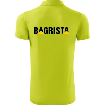 Pánská košile Bagrista nápis - Polokošile Victory sportovní (dresovina) - 2XL ( Limetková )