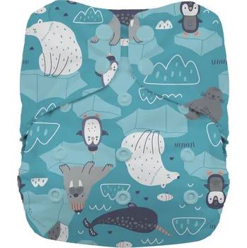 látková plena Thirsties Natural One size AIO na PAT - Ice Flow