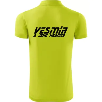 Pánská košile Vesmír a jeho hranice - Polokošile Victory sportovní (dresovina) - 2XL ( Limetková )