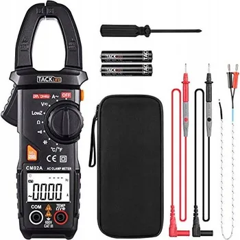 Multimetr Tacklife CM02A klešťový měřič, digitální ampérmetr, multimetr