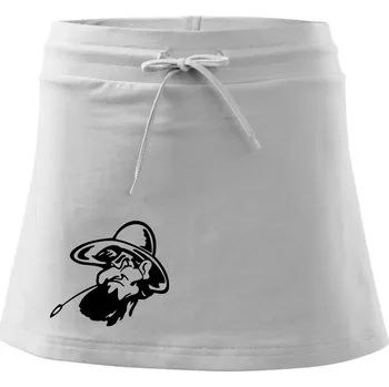 Dámská sukně Zapšklý farmář - Sportovní sukně - two in one - S ( Bílá )