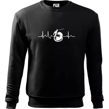 Chlapecké tričko EKG svářeč - Mikina Essential dětská - 146 cm/10 let ( Černá )