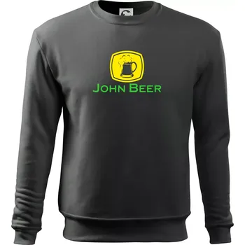 John Beer - Pivo - Mikina Essential dětská - 158 cm/12 let ( Tmavá břidlice (šedá se zeleným nádechem) )