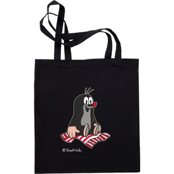 Plátěná taška Krtek černá (Krteček)
