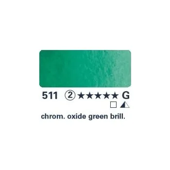 Vodová barva Akvarelová barva Horadam 15ml – 511 chromium oxide green brilliant (Akvarelová barva Horadam 15ml – 511 chromium oxide green brilliant)