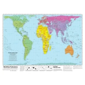 Encyklopedie World View Peters Projection Map