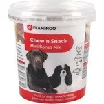 Flamingo Pamlsky mini mix tvar kost pro psy 500g