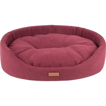 Pelíšek pro psa Pelíšek pro psa oválný MONTEGO vínová velikost S, M, L, XL, XXL Rozměr: S - 46x38x13 cm