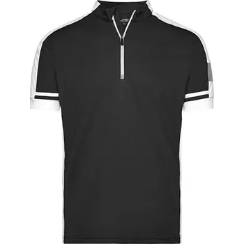 Pánská móda James&amp;Nicholson Pánské funkční triko JN452 Black S