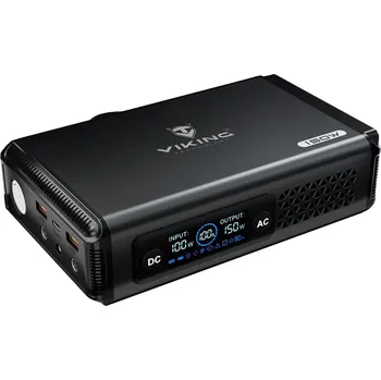 Záložní zdroj Bateriový generátor Viking VALI150/baterie 148Wh/Output:1xAC,2xUSB-A,2xDC5521/LED svítilna