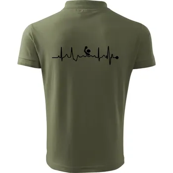 Pánská košile EKG vodní pólo - Polokošile pánská Pique Polo 203 - S ( Khaki )