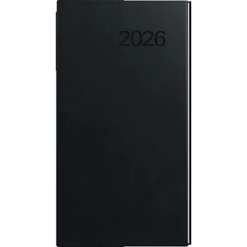 Diář Týdenní kapesní diář 2026 Vivella - černý