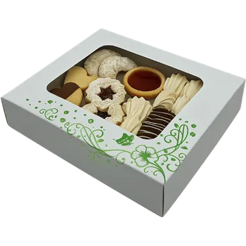 Velikonoční dekorace Dárková nebo svatební krabička "Jarní louka" 18x15x3,7 cm