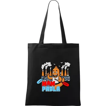 Nákupní taška Mám pádla - Taška bavlněná - 42 x 38 cm ( Černá )