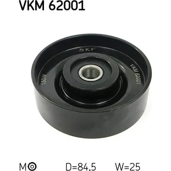 Napínák, žebrovaný klínový řemen SKF VKM 62001