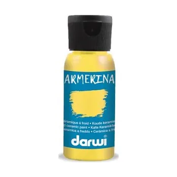 Výtvarná barva Barva na porcelán Darwi Armerina 50ml – 720 Dark Yellow (Barva na porcelán Darwi Armerina 50ml – 720 Dark Yellow)
