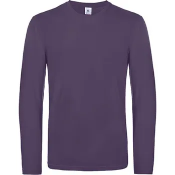Pánské tričko B&amp;C Pánské tričko s dlouhým rukávem TU07T Urban Purple XL