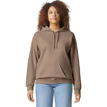 Dámská mikina Gildan Unisex mikina s kapucí GSF500 Brown Savana M