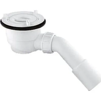 Sifon Riho Basel Vaničkový sifon nízký 9 cm, bez krytu