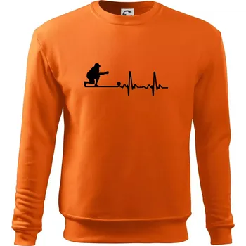 Pánská mikina EKG petanque - Mikina Essential pánská - 2XL ( Oranžová )